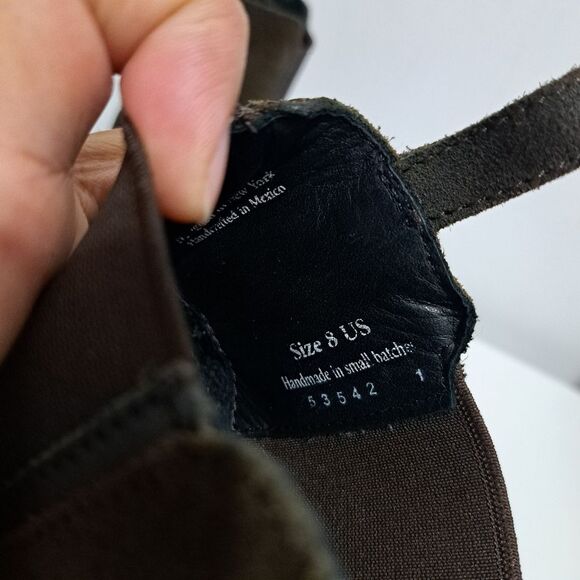 Thursday Boot Co. The Duchess Grunge Streetwear Dark Olive Suede Size 8 - Picture 12 of 15